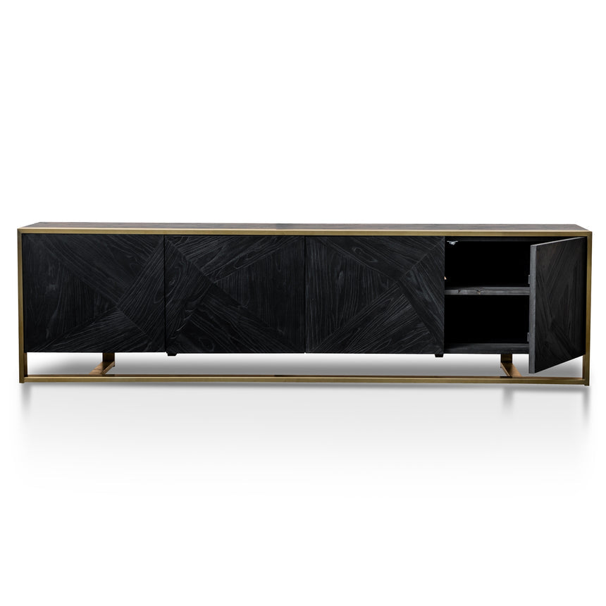 2.2m Entertainment TV Unit | Golden | Myka Home - View 2