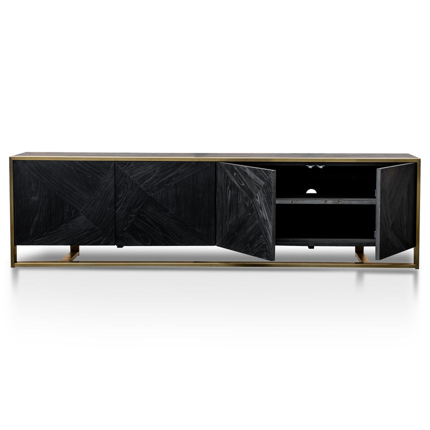2.2m Entertainment TV Unit | Golden | Myka Home - View 4