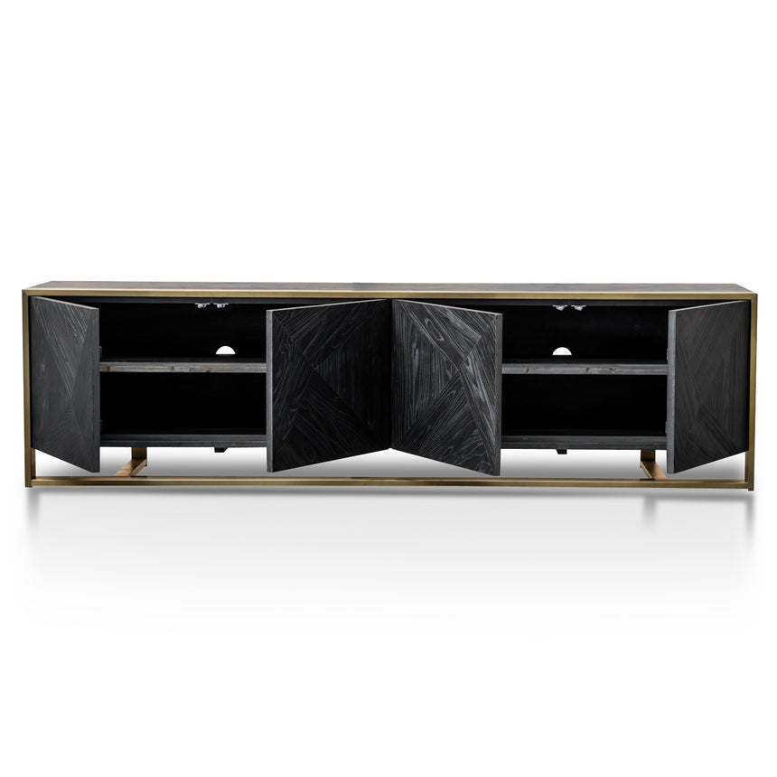 2.2m Entertainment TV Unit | Golden | Myka Home - View 5