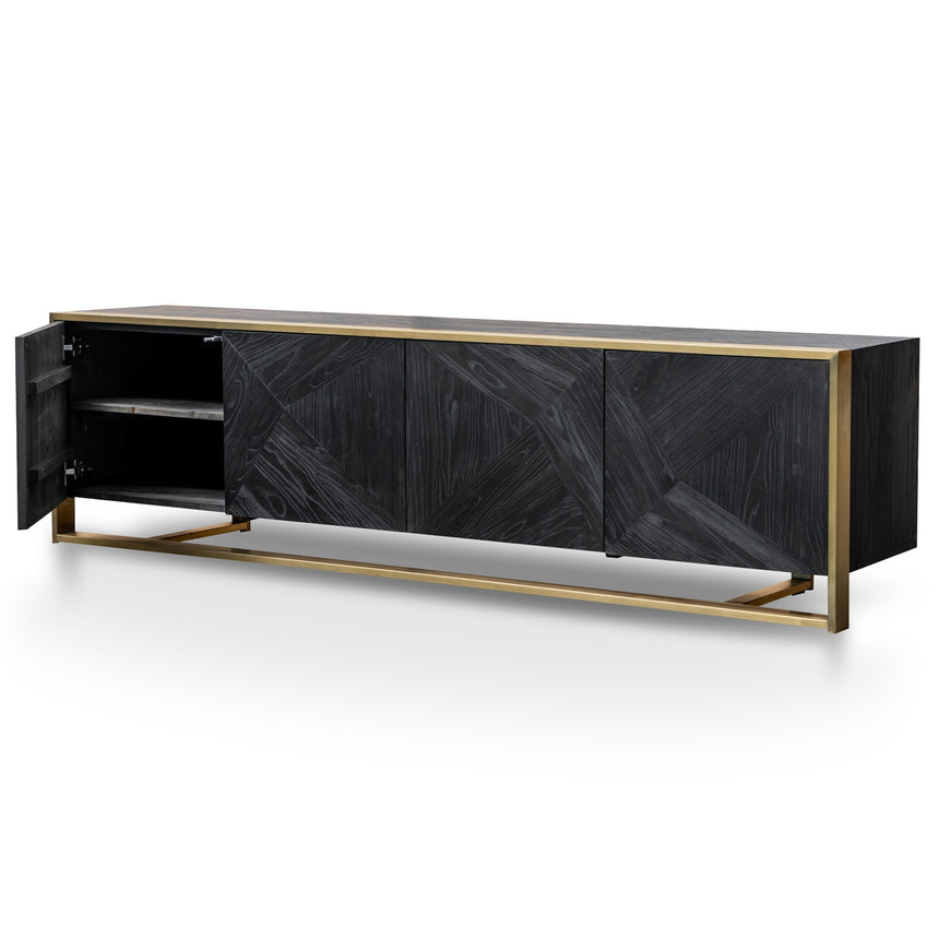 2.2m Entertainment TV Unit | Golden | Myka Home - View 9