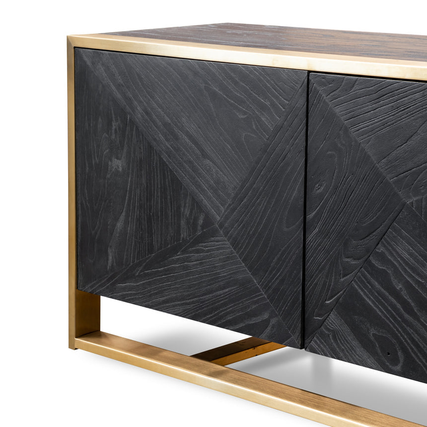 2.2m Entertainment TV Unit | Golden | Myka Home - View 8