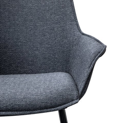 Ex Display - CDC2633-SE - Dining Chair - Charcoal Grey