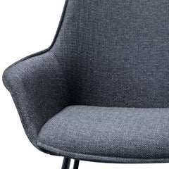 Ex Display - CDC2633-SE - Dining Chair - Charcoal Grey