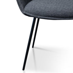 Ex Display - CDC2633-SE - Dining Chair - Charcoal Grey