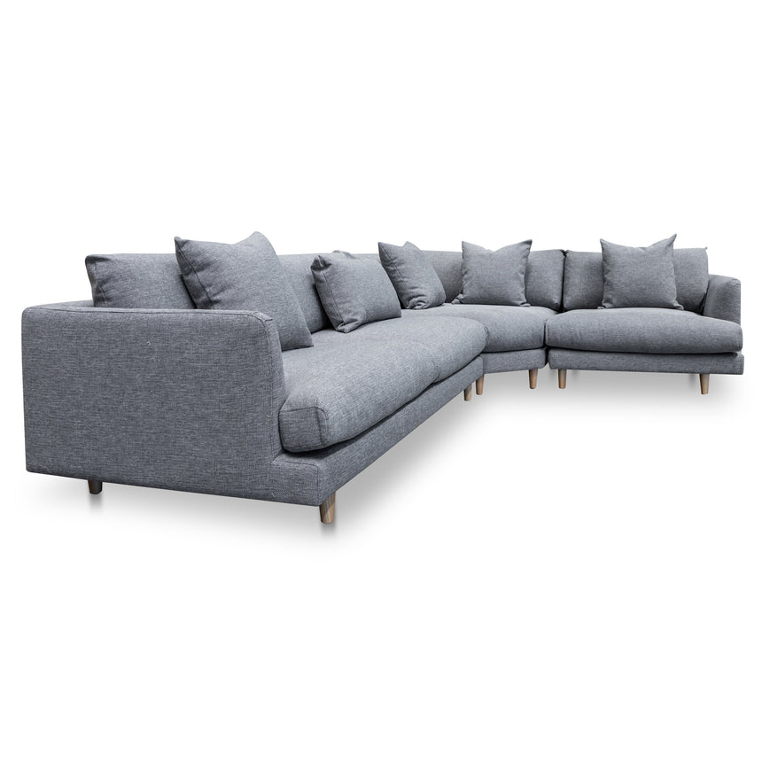 Right Return Modular Sofa - Graphite Grey - View 4
