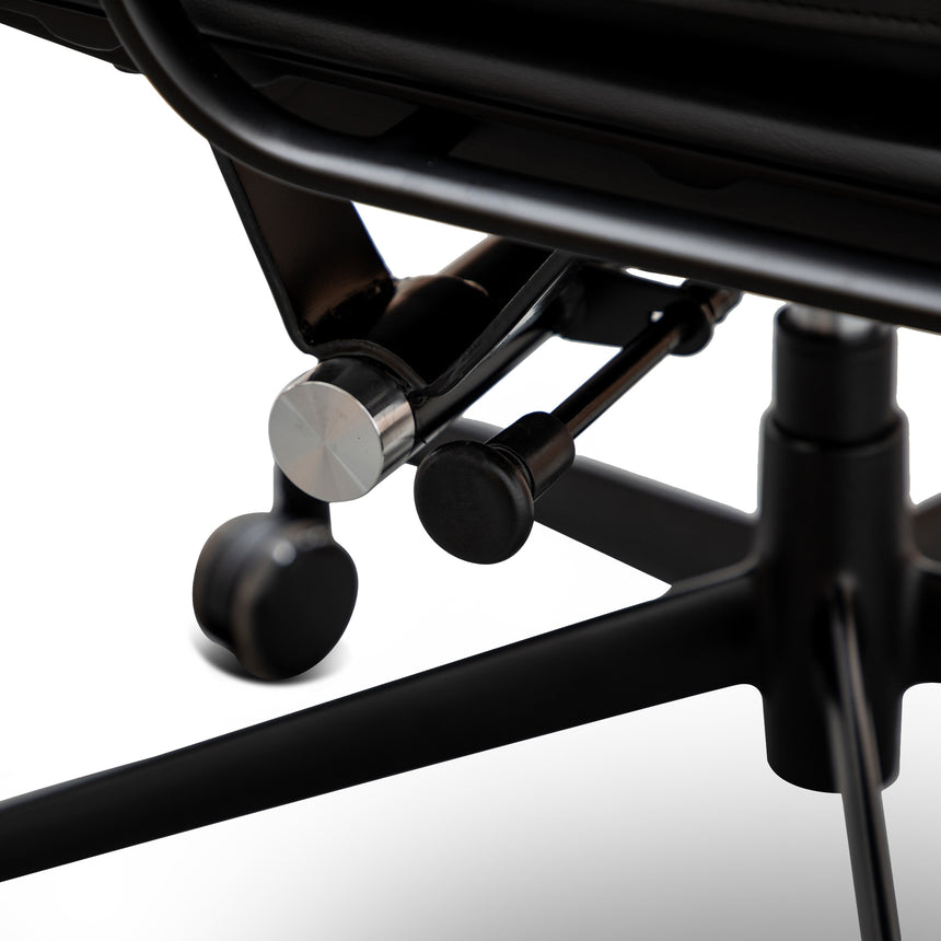 High Back Office Chair | Full Black | Myka Home - View 7