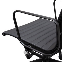 COC2970-YS - Executive Leather Office Chair - Full Black