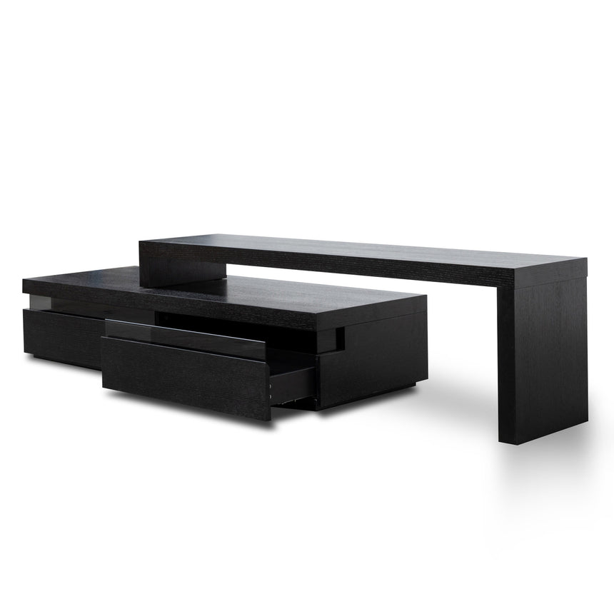 TV Entertainment Unit | Lowline - Black | Myka Home - View 5
