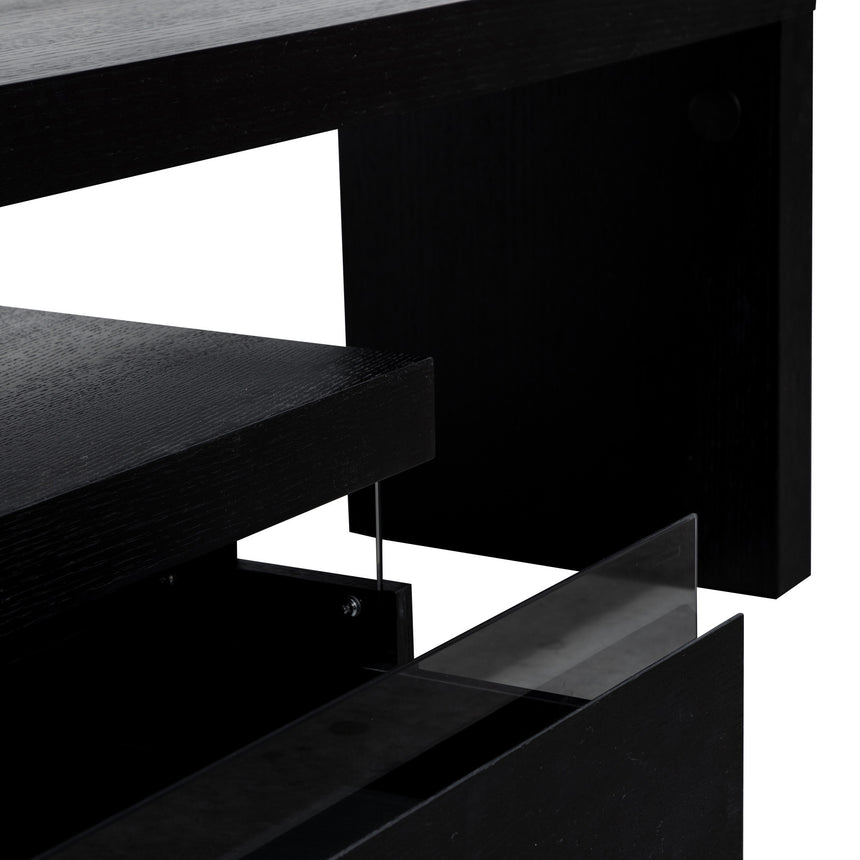 TV Entertainment Unit | Lowline - Black | Myka Home - View 7