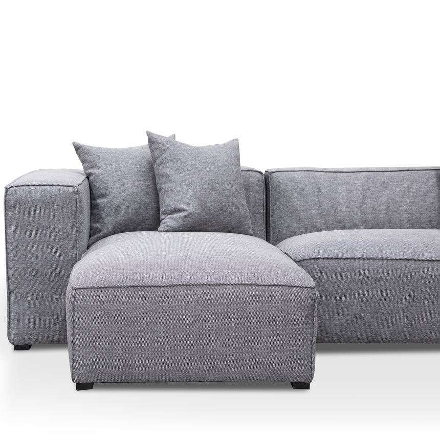 3 Seater Left Chaise Sofa - Graphite Grey - View 5