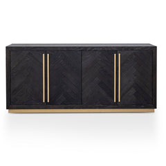 CDT2806-VN Wide Sideboard - Black and Brass