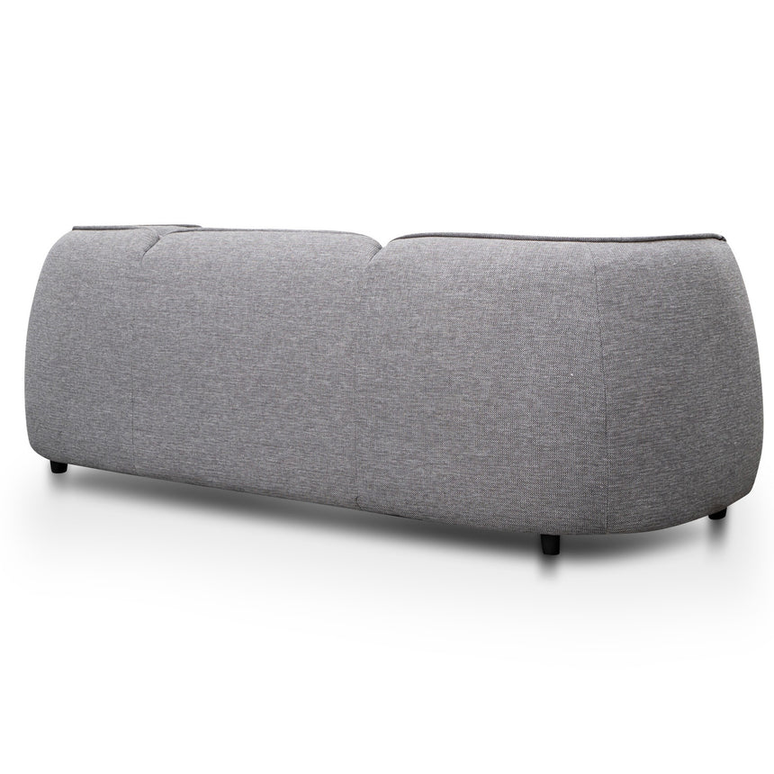 3 Seater Fabric Sofa- Graphite Grey - View 2