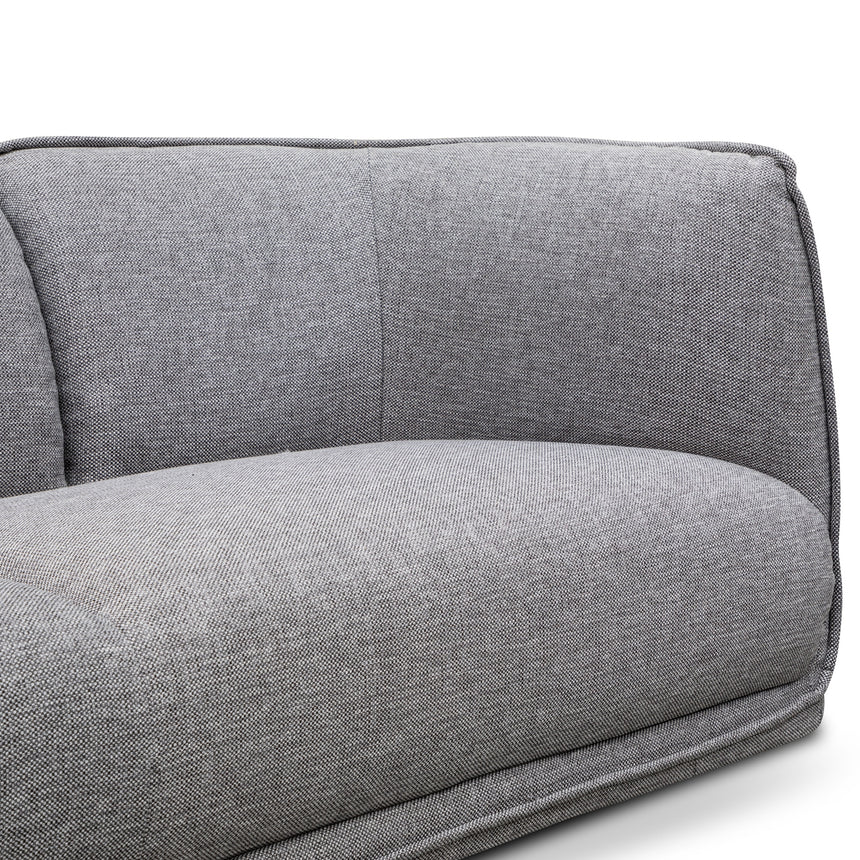 3 Seater Fabric Sofa- Graphite Grey - View 7