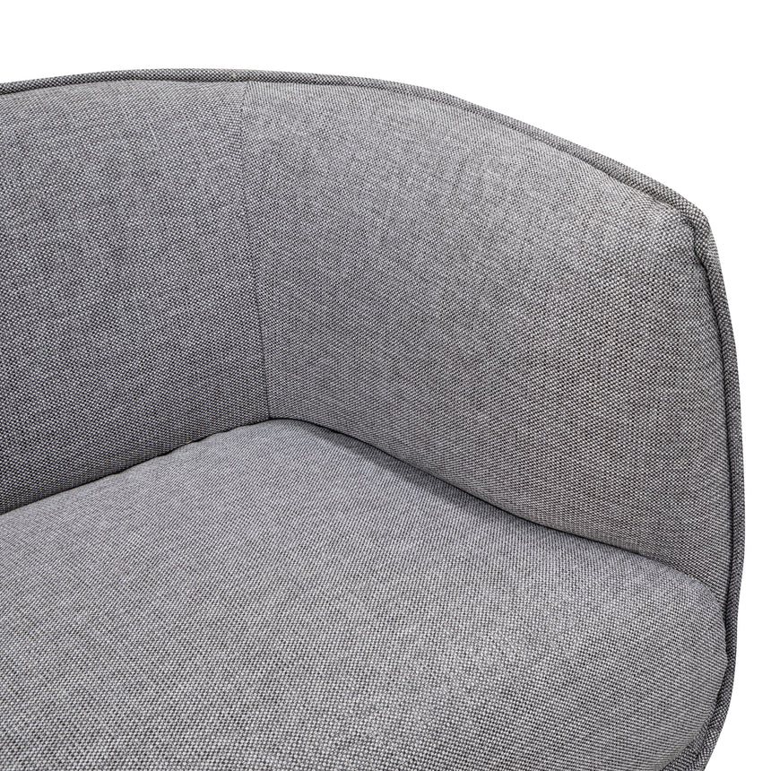 3 Seater Fabric Sofa- Graphite Grey - View 8