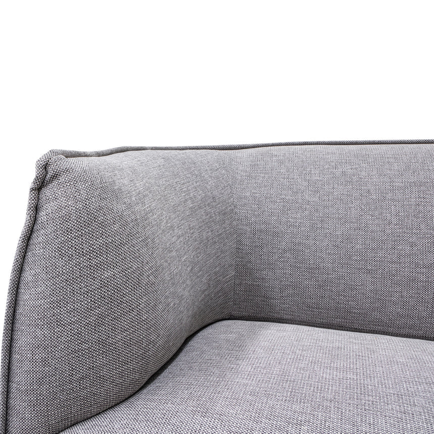 2 Seater Fabric Sofa- Graphite Grey - View 6