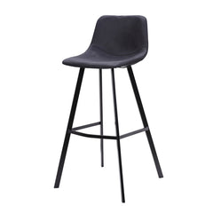 CBS2013-SE 80cm Bar Stool in Black Fabric (Set of 2)