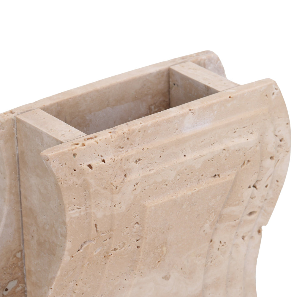 Curve Marble Base | Beige | Myka Home - View 4