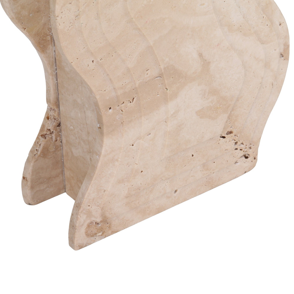Curve Marble Base | Beige | Myka Home - View 5