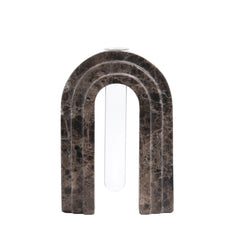 Marble Arch Vase | Dark Coffee | Myka Home