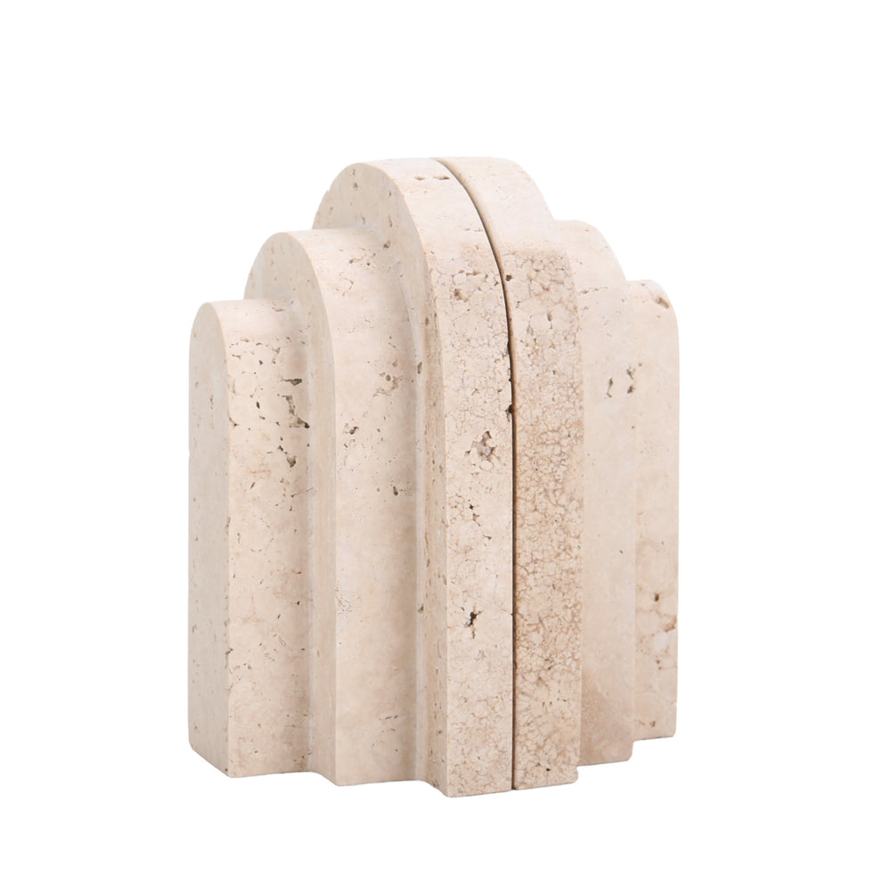Stone Bookend | Beige | Myka Home - View 5