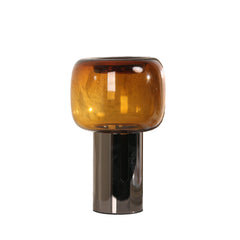 Amber Small Glass Vase | Brown | Myka Home