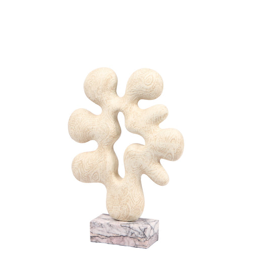 Organic Desktop Sculpture | Beige | Myka Home