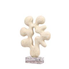 Organic Desktop Sculpture | Beige | Myka Home