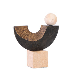 Balance Sculpture | Dark Bronze | Myka Home