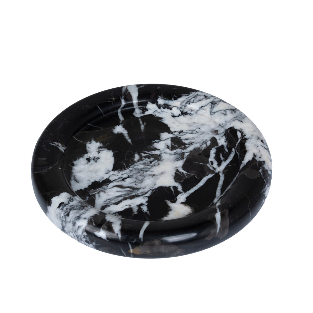 Marble Bowl | Black | Myka Home - View 2