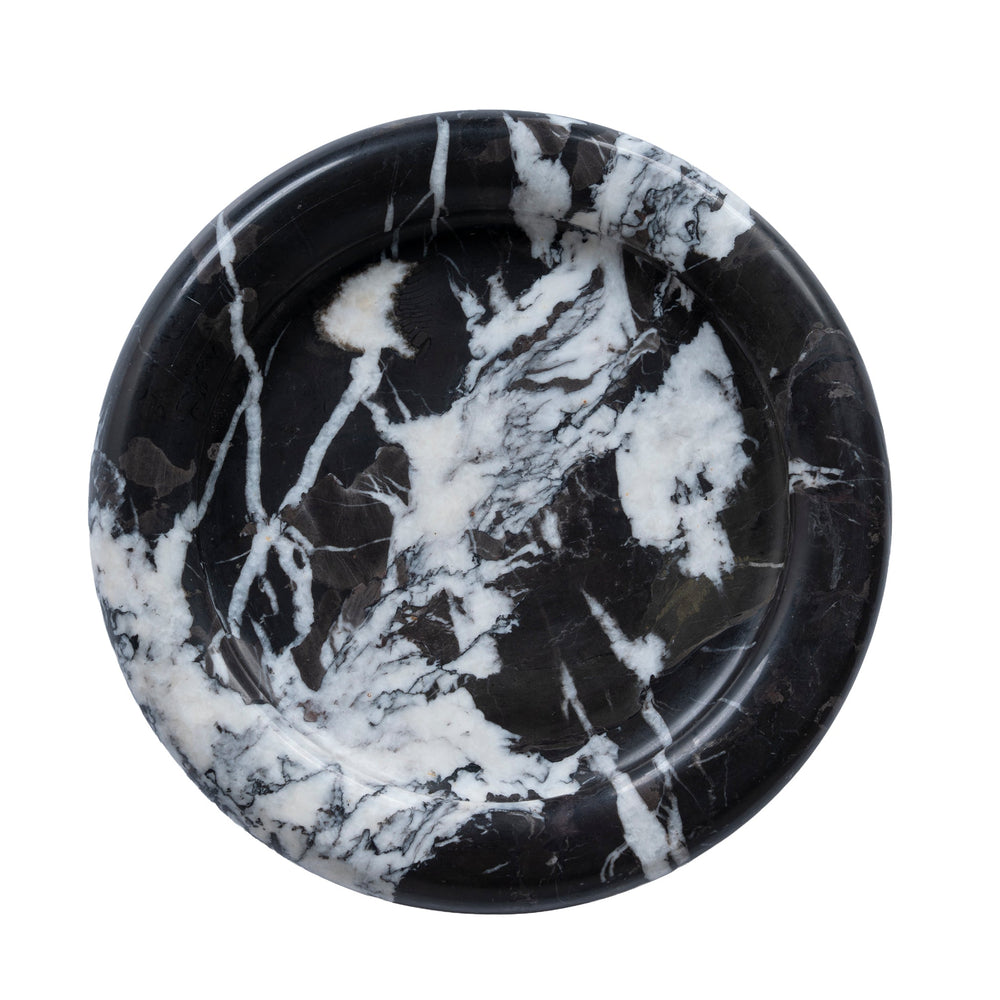 Marble Bowl | Black | Myka Home - View 5