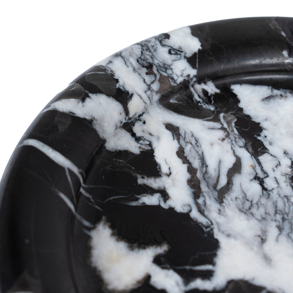 Marble Bowl | Black | Myka Home - View 3