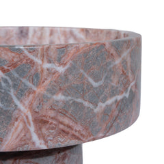 Round Marble Tray | Multicolor | Myka Home