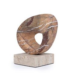 Halo Marble Sculpture | Coffee | Myka Home
