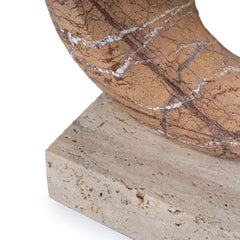 Halo Marble Sculpture | Coffee | Myka Home