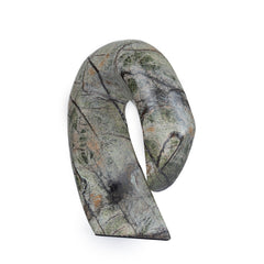 Sea Waves Marble Sculpture | Green | Myka Home