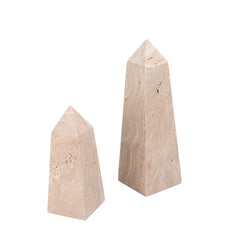 Obelisks Large Sculpture | Beige | Myka Home