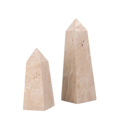 Obelisks Large Sculpture | Beige | Myka Home