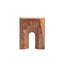 Arch Short Marble Sclupture | Red | Myka Home