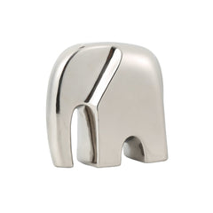 Ceramic Elephant Sclupture | Silver | Myka Home