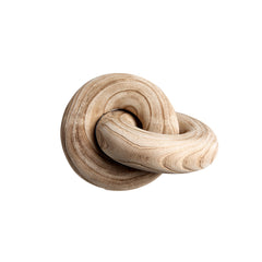Two Ring Buckle Ornaments | Natural | Myka Home