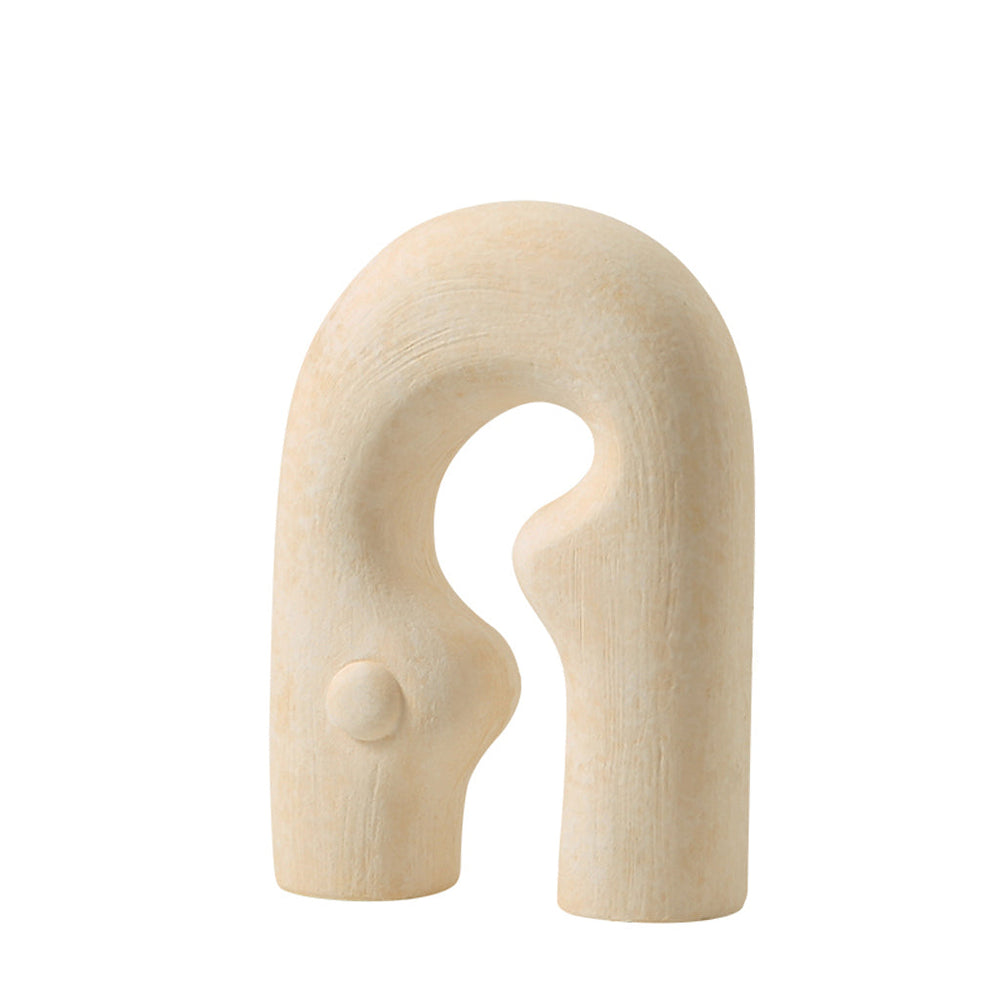 Ceramic Arch Ornament | Natural | Myka Home