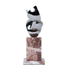 Silver Winged Sculpture | Red Ochre | Myka Home