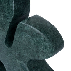 Carved Marble Accent Sculpture | Green | Myka Home