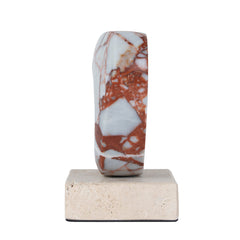Halo Marble Sculpture | Bulgari Red | Myka Home
