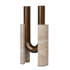 U-Shape Vase | Darkend Bronze | Myka Home