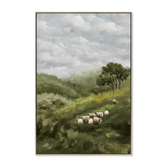 80 x 120cm Framed Canvas | Natural | Myka Home
