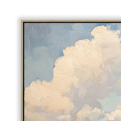 120 x 80cm Framed Canvas | Natural | Myka Home
