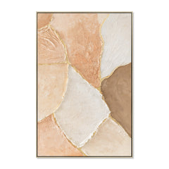 80 x 120cm Framed Canvas | Natural | Myka Home