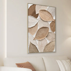 80 x 120cm Framed Canvas | Natural | Myka Home