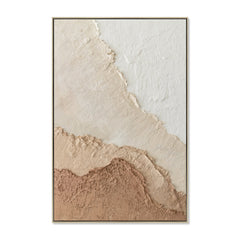 80 x 120cm Framed Canvas | Natural | Myka Home